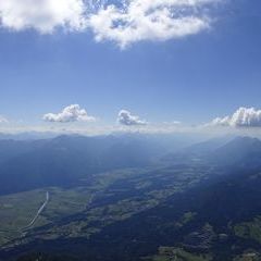 Flugwegposition um 12:43:28: Aufgenommen in der Nähe von Gemeinde Anras, Österreich in 3193 Meter